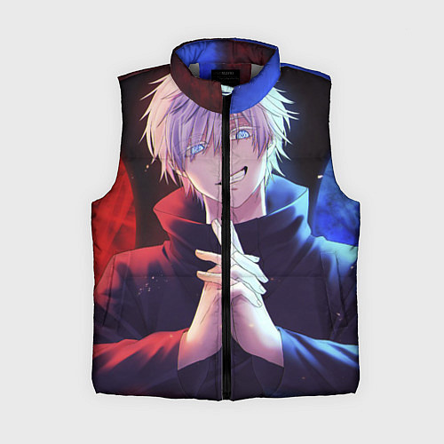 Женский жилет Аниме - магическая битва / 3D-Светло-серый – фото 1