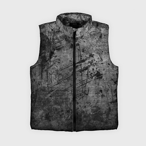 Женский жилет Абстракция - grunge break / 3D-Черный – фото 1
