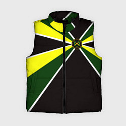 Женский жилет Мотострелковые войска: шеврон без текста, цвет: 3D-черный