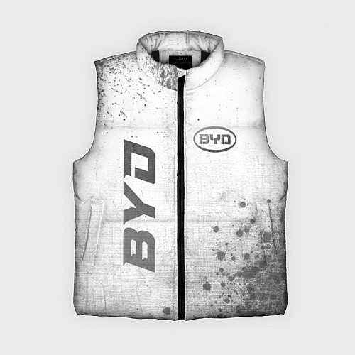 Женский жилет BYD - white gradient вертикально / 3D-Черный – фото 1