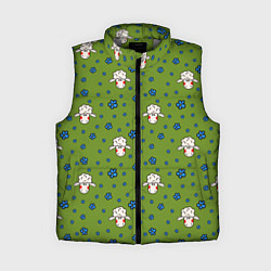 Женский жилет Овечки и цветочки