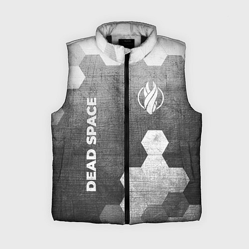 Женский жилет Dead Space - grey gradient вертикально / 3D-Черный – фото 1