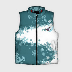 Женский жилет Сноуборд это жизнь, цвет: 3D-красный