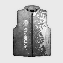 Женский жилет Motorhead - grey gradient по-вертикали, цвет: 3D-черный
