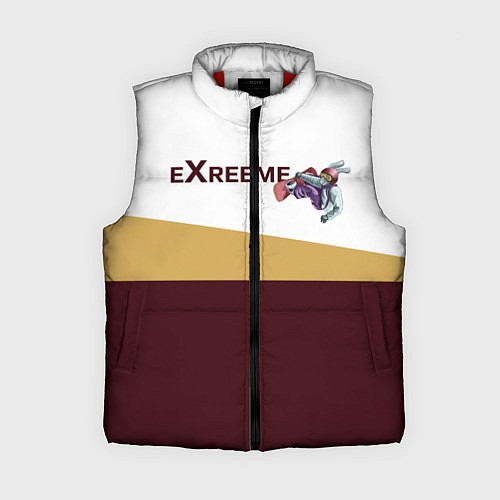 Женский жилет Экстрим сноуборд / 3D-Красный – фото 1