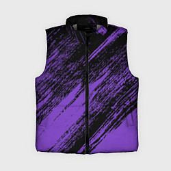 Женский жилет The color is purple and black