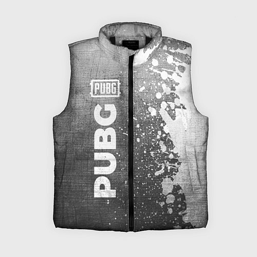Женский жилет PUBG - grey gradient по-вертикали / 3D-Черный – фото 1