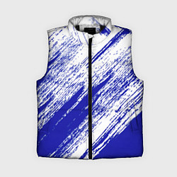 Женский жилет The color is white and blue, цвет: 3D-черный