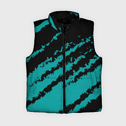 Женский жилет The color is black and light blue
