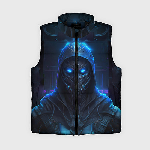 Женский жилет Человек в маске / 3D-Черный – фото 1