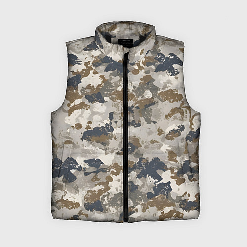 Женский жилет Светлый камуфляж / 3D-Черный – фото 1