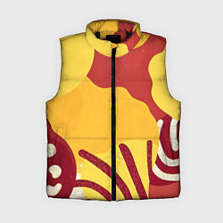 Женский жилет Жаркий африканский паттерн