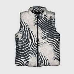 Женский жилет Текстура гранж - абстрактные линии