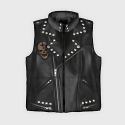 Женский жилет Косуха с черепом