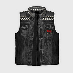 Женский жилет Джинсовка Ария с татуировками викингов