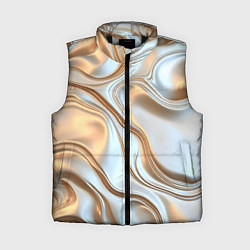 Женский жилет Жидкое белое золото