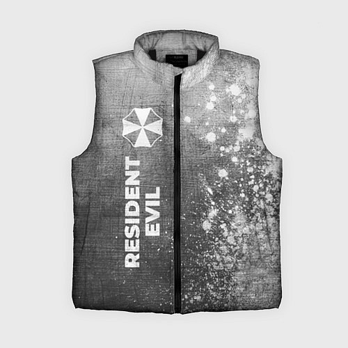 Женский жилет Resident Evil - grey gradient по-вертикали / 3D-Черный – фото 1