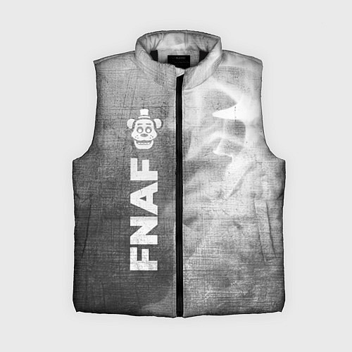 Женский жилет FNAF - grey gradient по-вертикали / 3D-Черный – фото 1