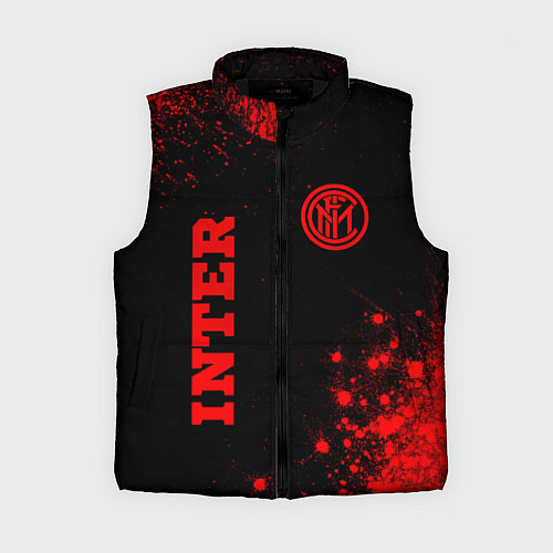 Женский жилет Inter - red gradient вертикально / 3D-Черный – фото 1