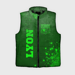 Женский жилет Lyon - green gradient вертикально, цвет: 3D-черный