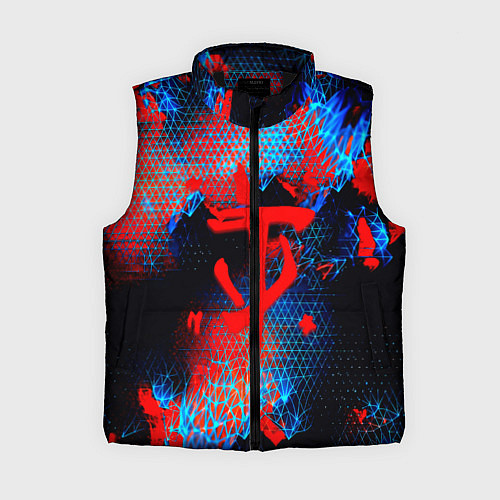 Женский жилет Doom космическая абстракция / 3D-Черный – фото 1