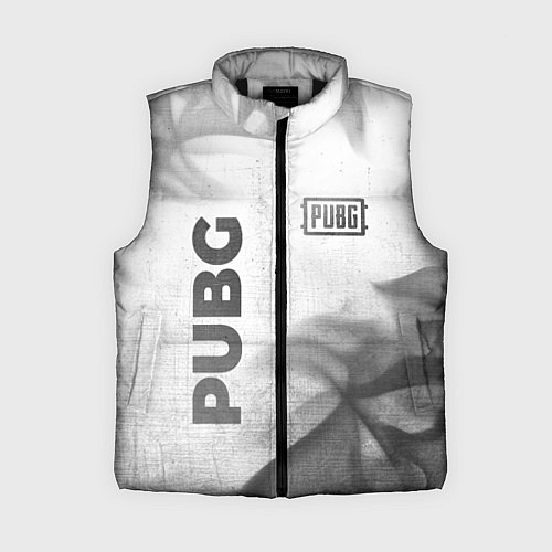 Женский жилет PUBG - white gradient вертикально / 3D-Черный – фото 1