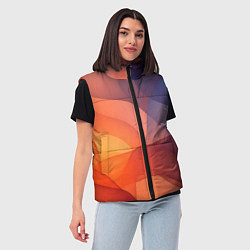 Женский жилет Летящая вуаль, цвет: 3D-светло-серый — фото 2