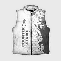Женский жилет Counter Strike - white gradient по-вертикали