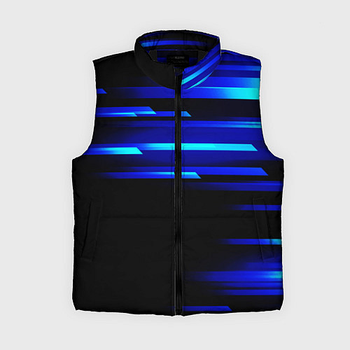 Женский жилет Color blue black / 3D-Черный – фото 1