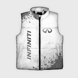 Женский жилет Infiniti - white gradient вертикально, цвет: 3D-черный