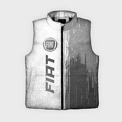 Женский жилет Fiat - white gradient по-вертикали
