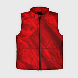 Женский жилет Красный камень абстракция