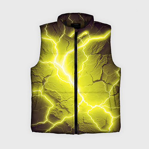 Женский жилет Color yellow black / 3D-Черный – фото 1