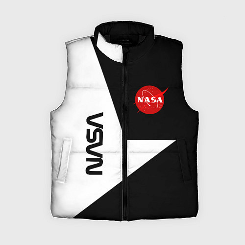 Женский жилет Nasa текстура геометрия / 3D-Черный – фото 1