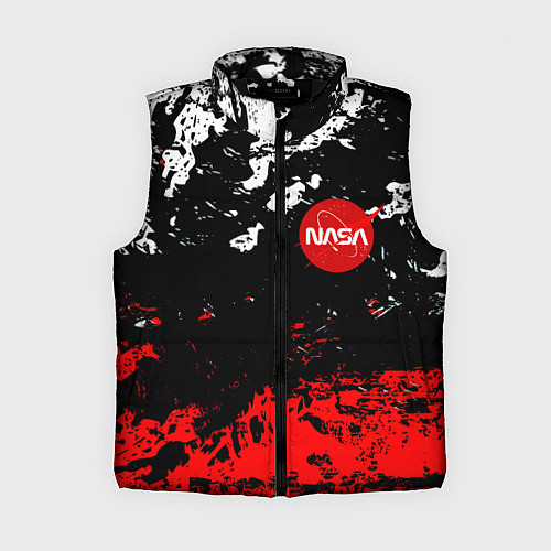 Женский жилет Nasa краски / 3D-Черный – фото 1