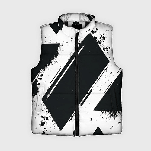 Женский жилет Color black white / 3D-Черный – фото 1