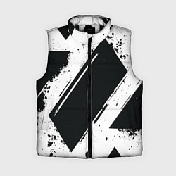 Женский жилет Color black white