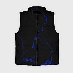 Женский жилет Color black blue, цвет: 3D-черный