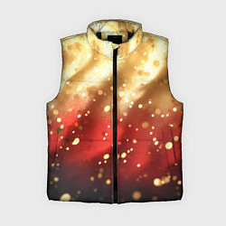 Женский жилет Волнистая текстура с блестками