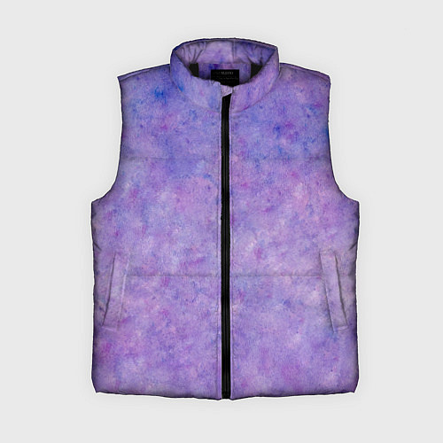 Женский жилет Фиолетовый свет фонаря / 3D-Черный – фото 1