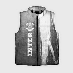 Женский жилет Inter - grey gradient по-вертикали, цвет: 3D-черный