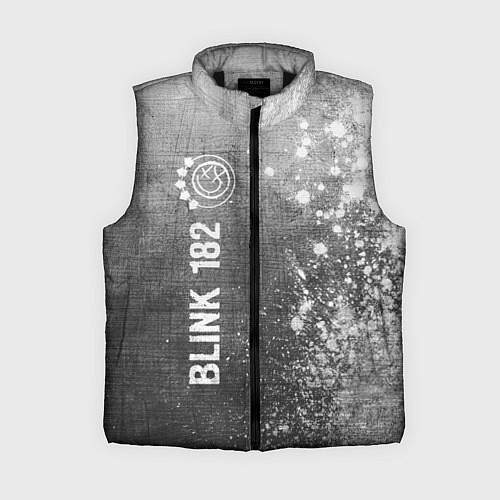 Женский жилет Blink 182 - grey gradient по-вертикали / 3D-Черный – фото 1