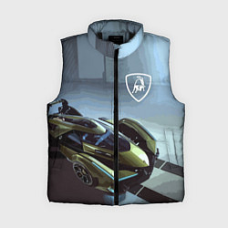 Женский жилет Lamborghini - motorsport extreme, цвет: 3D-черный