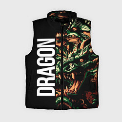 Женский жилет Татуировка дракона ирезуми