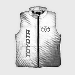 Женский жилет Toyota - white gradient вертикально, цвет: 3D-черный