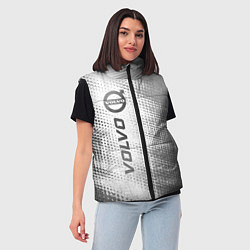 Женский жилет Volvo - white gradient по-вертикали, цвет: 3D-черный — фото 2