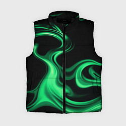 Женский жилет Color green smoke, цвет: 3D-черный