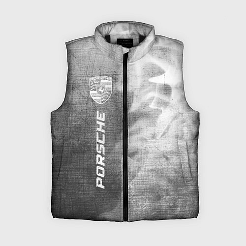 Женский жилет Porsche - grey gradient по-вертикали / 3D-Черный – фото 1