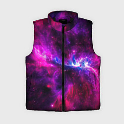 Женский жилет Неоновый галактический космос