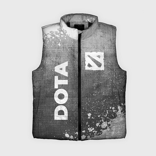 Женский жилет Dota - grey gradient вертикально / 3D-Черный – фото 1